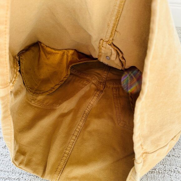 Brandy Melville J. Galt Brown Tan Button Fly Denim Mini Skirt Size Small PacSun - Picture 8 of 8